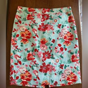 JCrew floral skirt